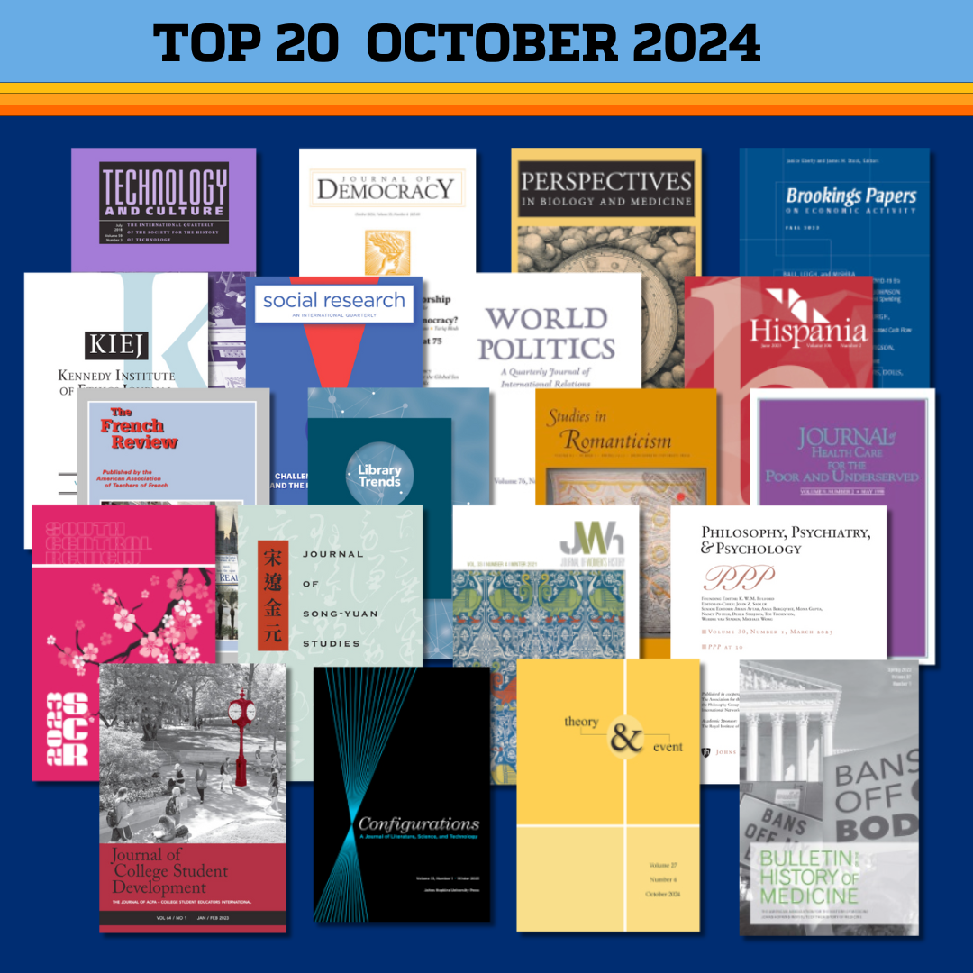 Top 20 Articles Of October 2024 Hopkins Press Top 20 Articles Of October 2024 Hopkins Press